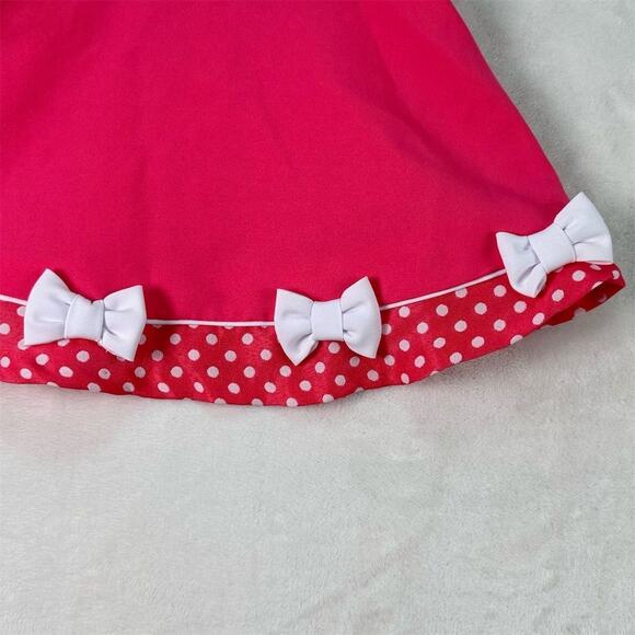 BONNIE BABY‎ Infant Girls Dressy Pink Polka Dot Jacket & Dress Set Formal 12M - Picture 12 of 16